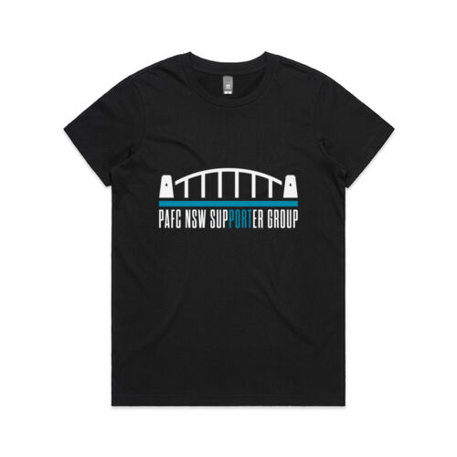 PAFC NSW Supporter Group Women's Shirt (Black) Thumbnail