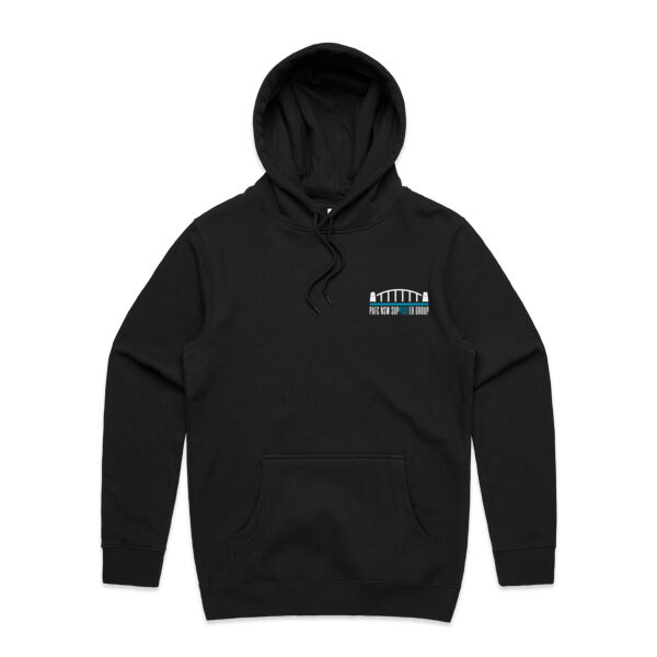 PAFC NSW Supporter Group Hoodie (Black, Small Logo) Thumbnail