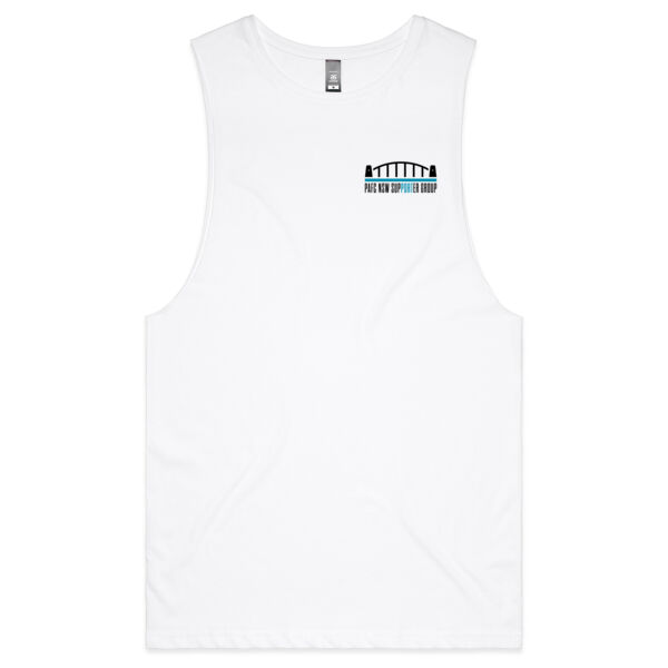 PAFC NSW Supporter Group Muscle Tee (While, Small Logo) Thumbnail