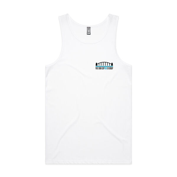 PAFC NSW Supporter Group Men's Singlet (While, Small Logo) Thumbnail
